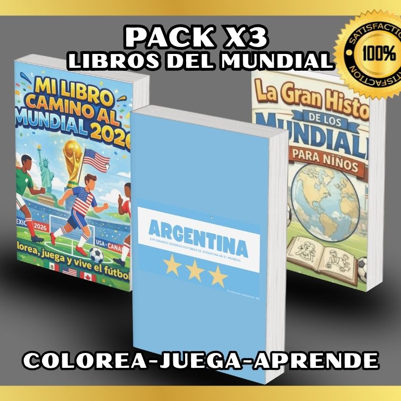 PACK X3 LIBROS- COLOREA, JUEGA Y APRENDE